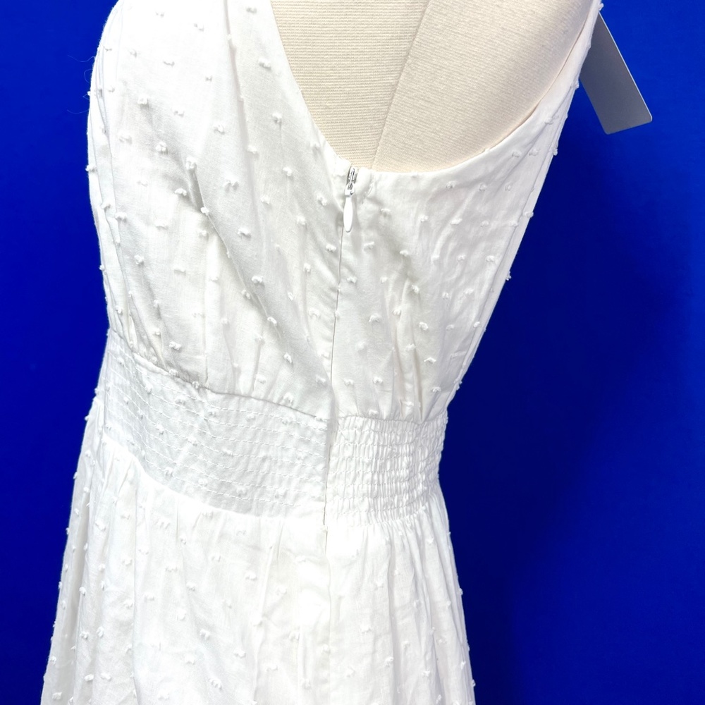 NWT🤩 |•ARYEH•| Darling White Peasant Dress - Picture 7 of 15